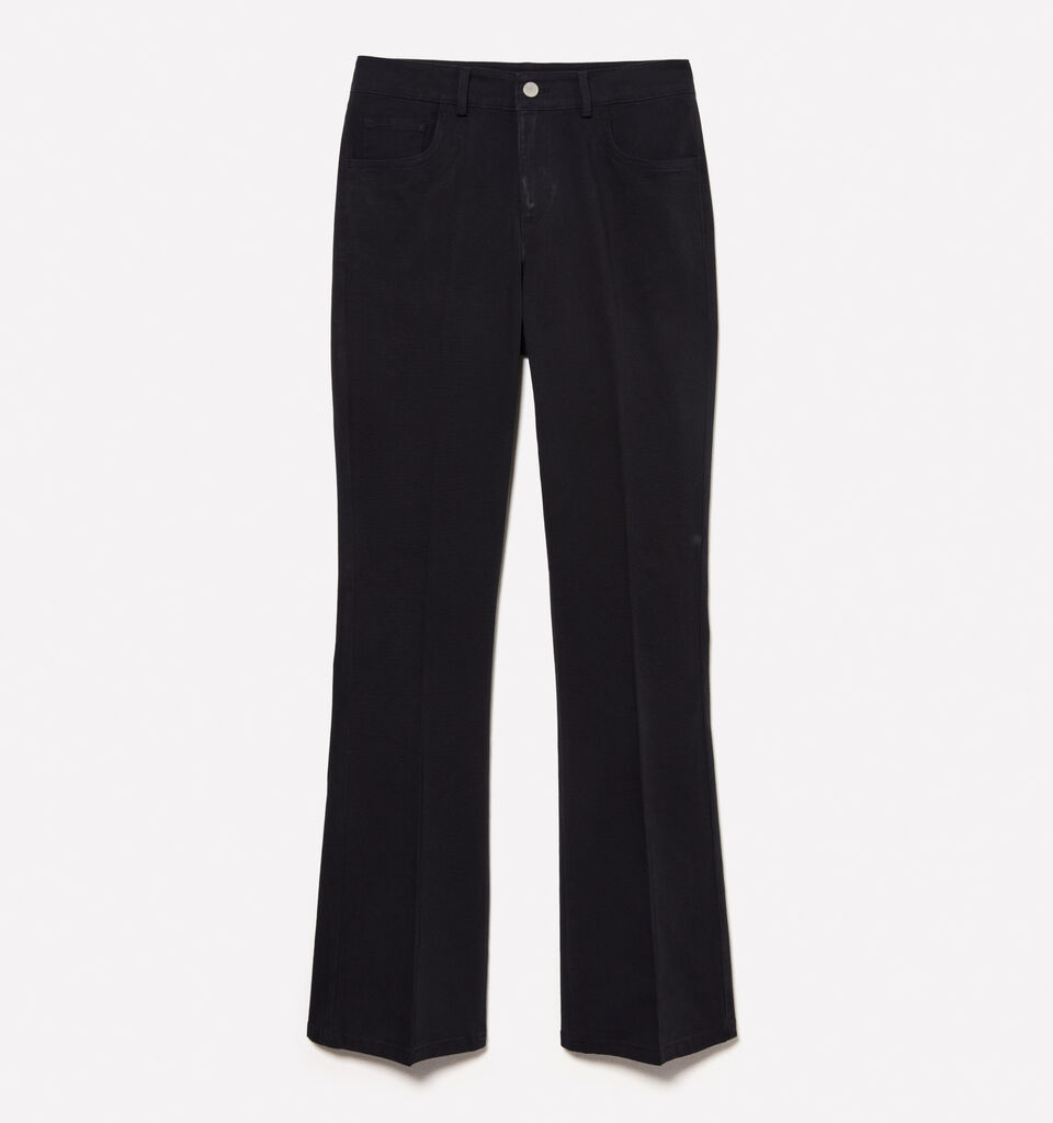 Pantalon évasé noir - pantalons évasés pour femme - Noir | Sisley image number 6